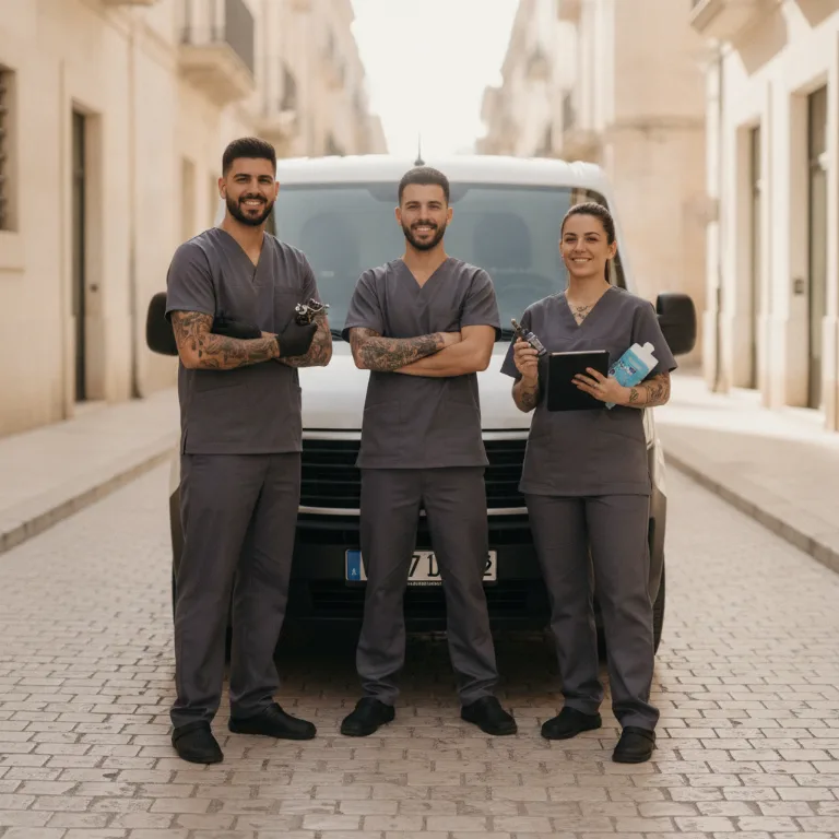 Tatuador equipo en Carabanchel
